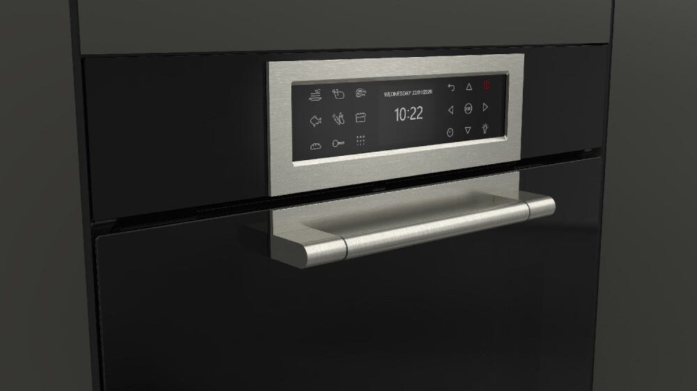 Fulgor FCLPO 6215 P TEM BK Cluster Concept Forno elettrico pirolitico cm. 60 - vetro nero