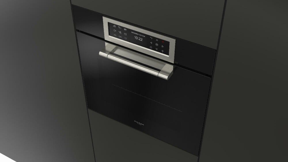 Fulgor FCLPO 6215 P TEM BK Cluster Concept Forno elettrico pirolitico cm. 60 - vetro nero