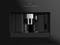 Fulgor FCM 4500 TF BK Plano Macchina da caffè da incasso cm. 59 h. 45 - vetro nero