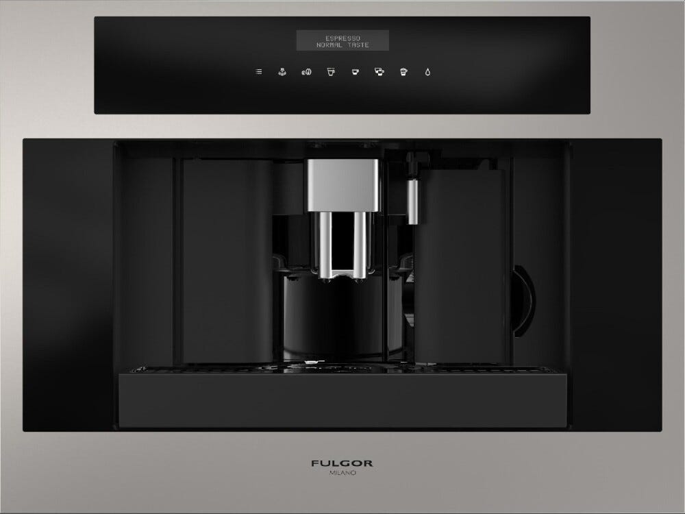Fulgor FCM 4500 TF X Plano Macchina da caffè da incasso cm. 60 h. 45 - inox