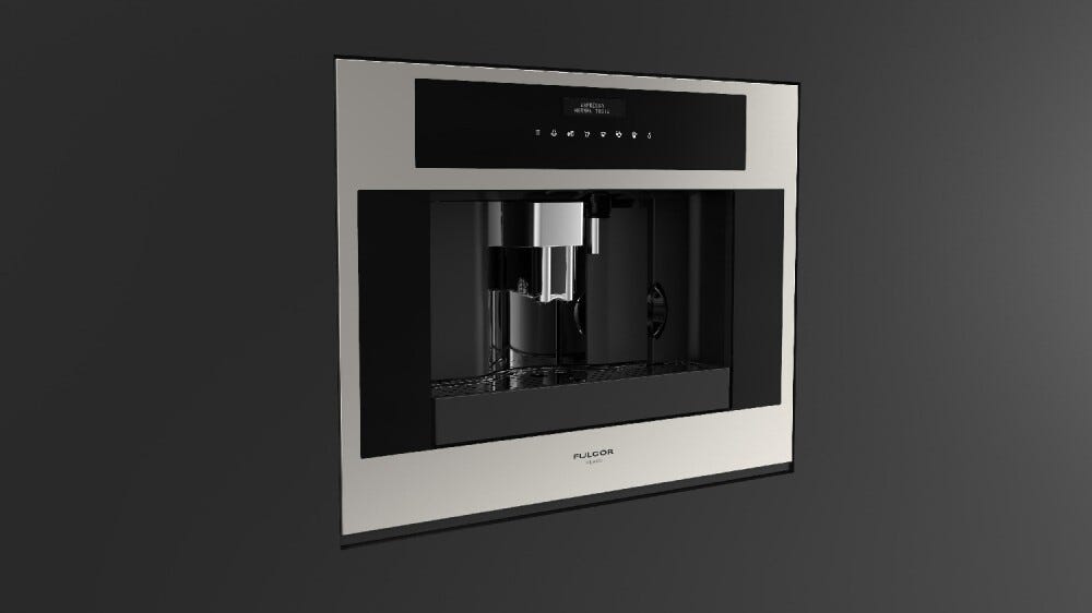 Fulgor FCM 4500 TF X Plano Macchina da caffè da incasso cm. 60 h. 45 - inox