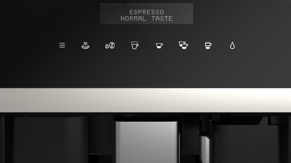 Fulgor FCM 4500 TF X Plano Macchina da caffè da incasso cm. 60 h. 45 - inox