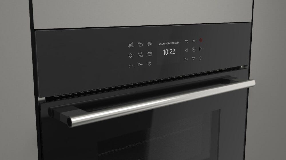 Fulgor FCMO 4510 TEM BK Plano Forno microonde combinato da incasso cm. 60 h. 45 - vetro nero