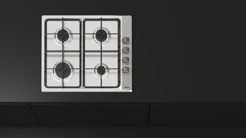 Teka E/60.3 40 Piano cottura a gas cm. 60 - inox