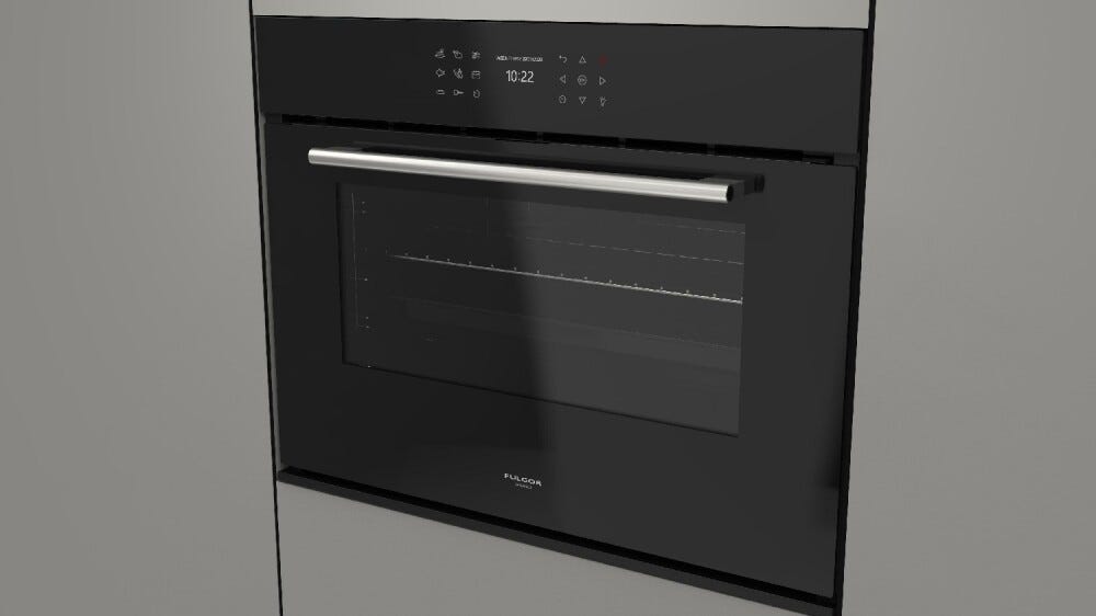 Fulgor FCO 7515 TEM BK PLANO Forno elettrico multifunzione cm. 75 - vetro nero