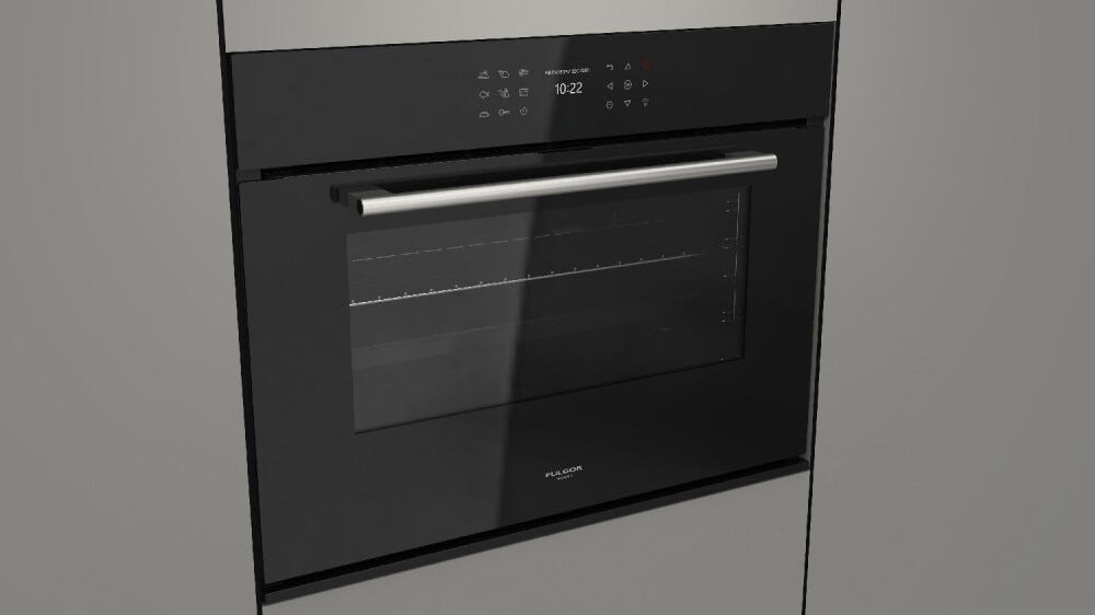 Fulgor FCO 7515 TEM BK PLANO Forno elettrico multifunzione cm. 75 - vetro nero