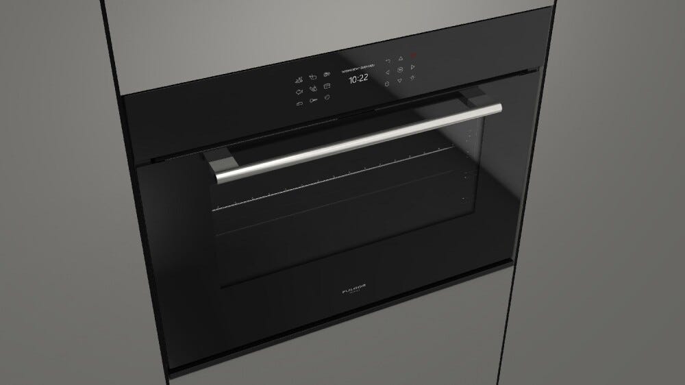 Fulgor FCO 7515 TEM BK PLANO Forno elettrico multifunzione cm. 75 - vetro nero