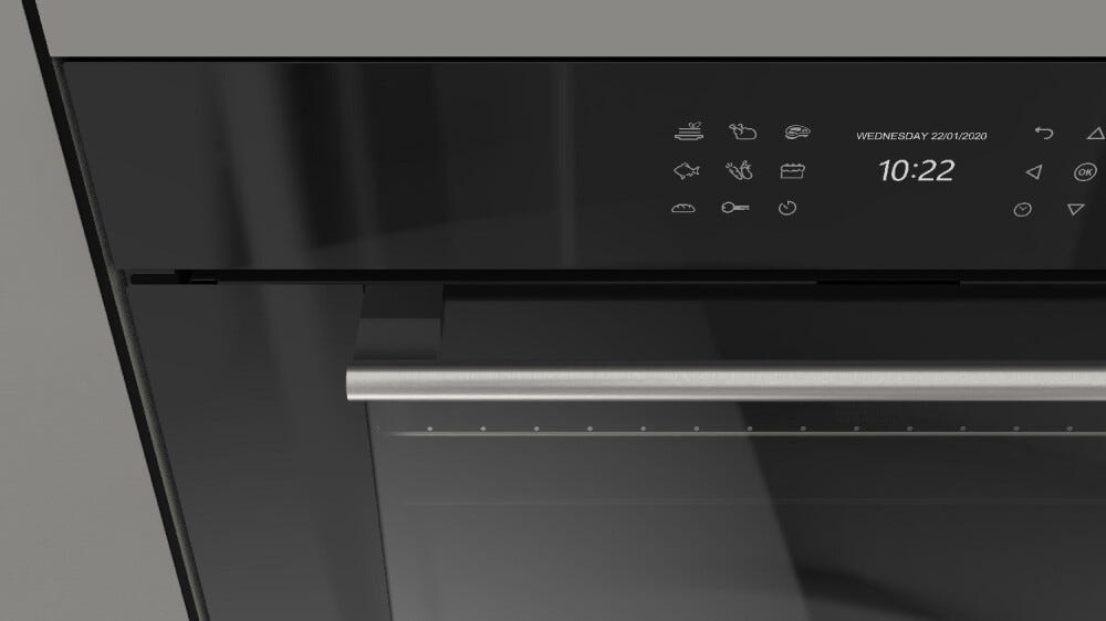 Fulgor FCO 7515 TEM BK PLANO Forno elettrico multifunzione cm. 75 - vetro nero