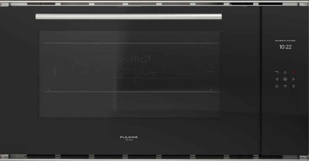 Fulgor FCO 9013 TM BK/2 Plano Forno elettrico multifunzione cm. 90 h. 48 - vetro nero