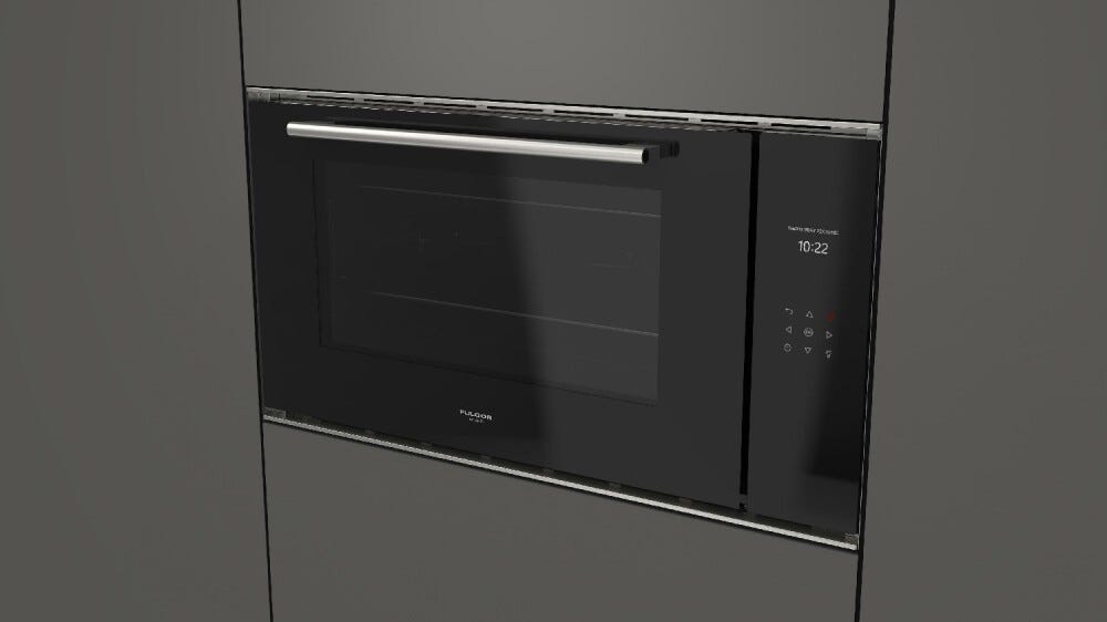 Fulgor FCO 9013 TM BK/2 Plano Forno elettrico multifunzione cm. 90 h. 48 - vetro nero