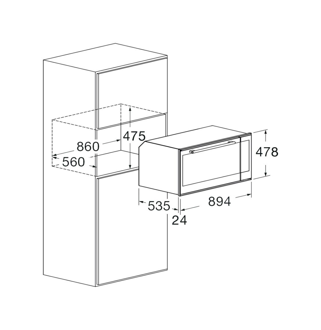Fulgor FCO 9013 TM BK/2 Plano Forno elettrico multifunzione cm. 90 h. 48 - vetro nero