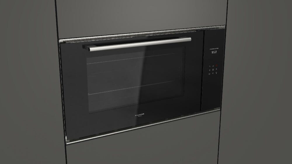 Fulgor FCO 9013 TM BK/2 Plano Forno elettrico multifunzione cm. 90 h. 48 - vetro nero
