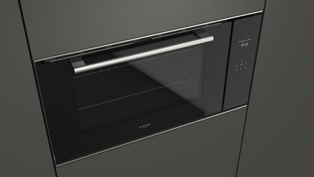 Fulgor FCO 9013 TM BK/2 Plano Forno elettrico multifunzione cm. 90 h. 48 - vetro nero