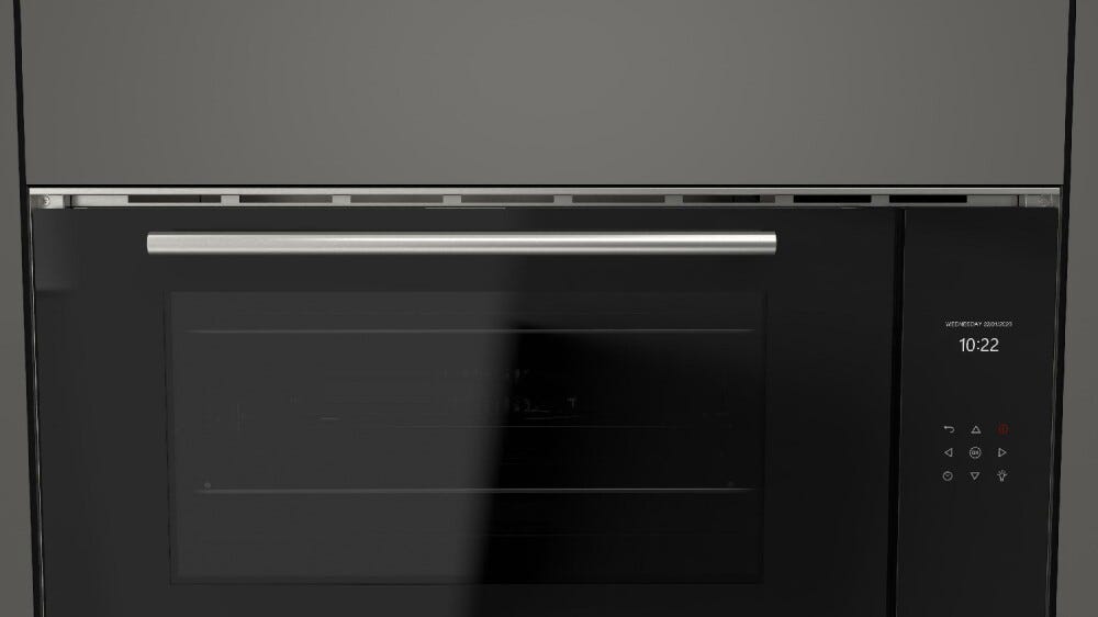 Fulgor FCO 9013 TM BK/2 Plano Forno elettrico multifunzione cm. 90 h. 48 - vetro nero