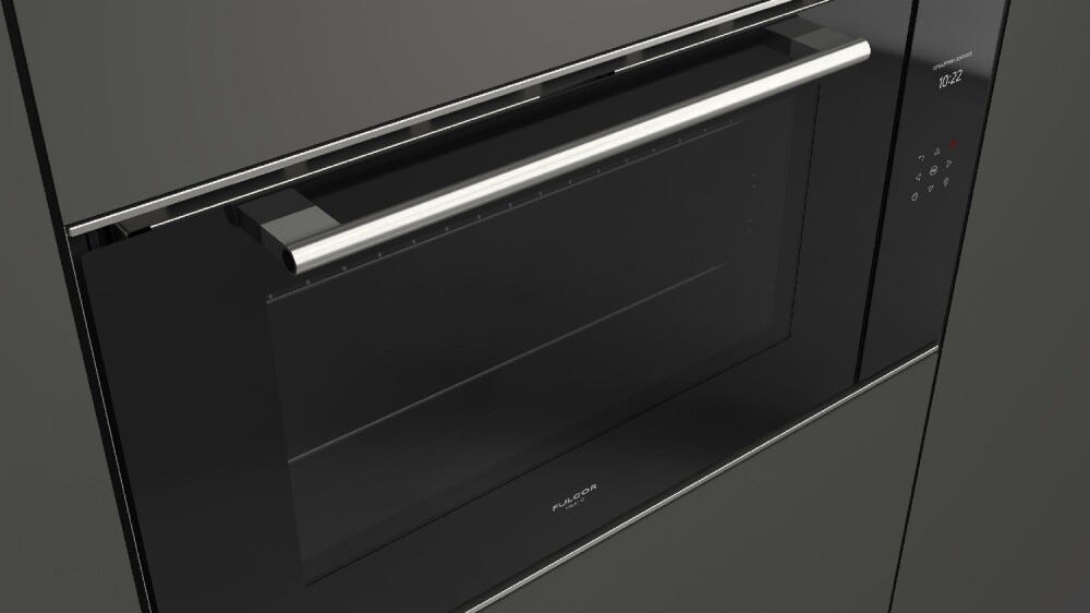 Fulgor FCO 9013 TM BK/2 Plano Forno elettrico multifunzione cm. 90 h. 48 - vetro nero