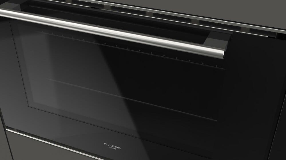 Fulgor FCO 9013 TM BK/2 Plano Forno elettrico multifunzione cm. 90 h. 48 - vetro nero