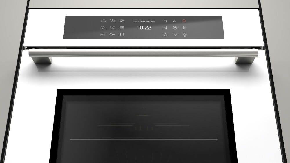 Fulgor FCPO 6215 P TEM WH Plano Forno elettrico pirolitico cm. 60 - vetro bianco
