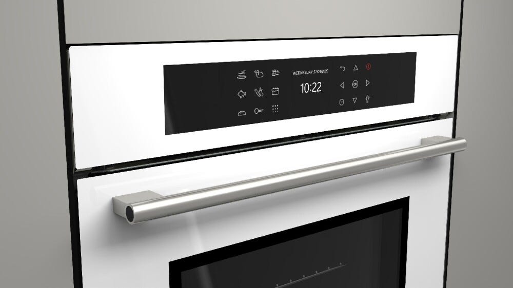 Fulgor FCPO 6215 P TEM WH Plano Forno elettrico pirolitico cm. 60 - vetro bianco