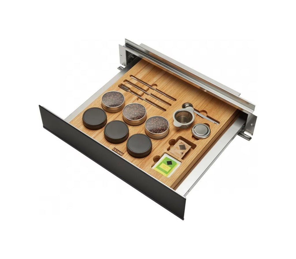 Franke FMY 14 CMD BK Mythos Cassetto con accessori per macchina da caffè cm. 60 - cristallo nero