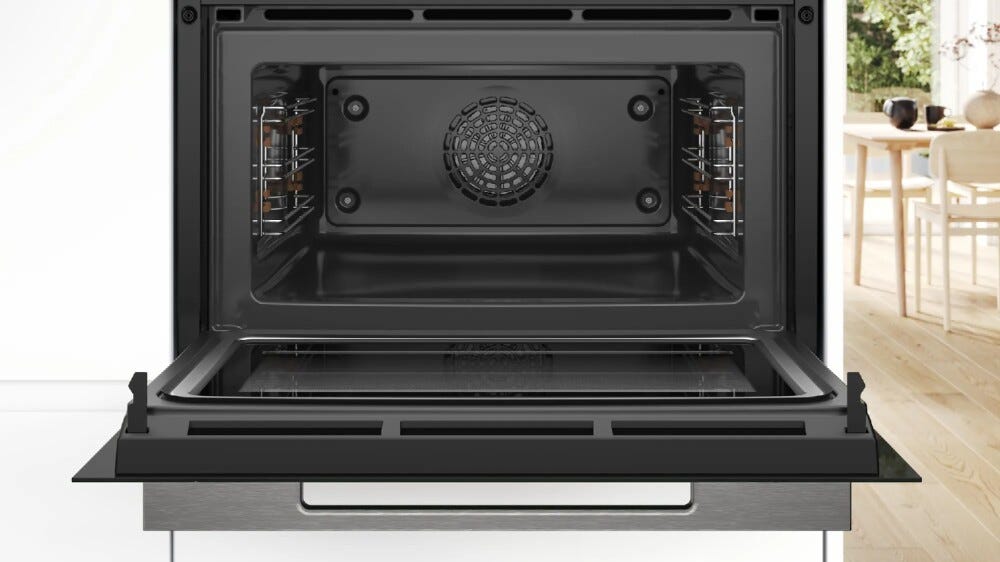Bosch CMG7241B1 Serie 8 Forno combinato microonde da incasso H. 45 - nero