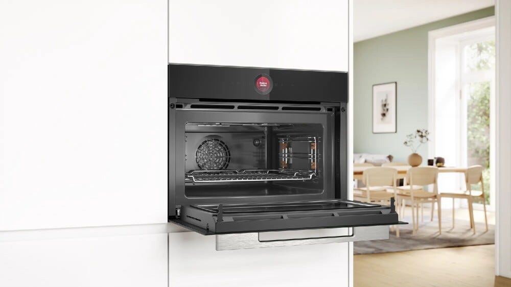 Bosch CMG7241B1 Serie 8 Forno combinato microonde da incasso H. 45 - nero