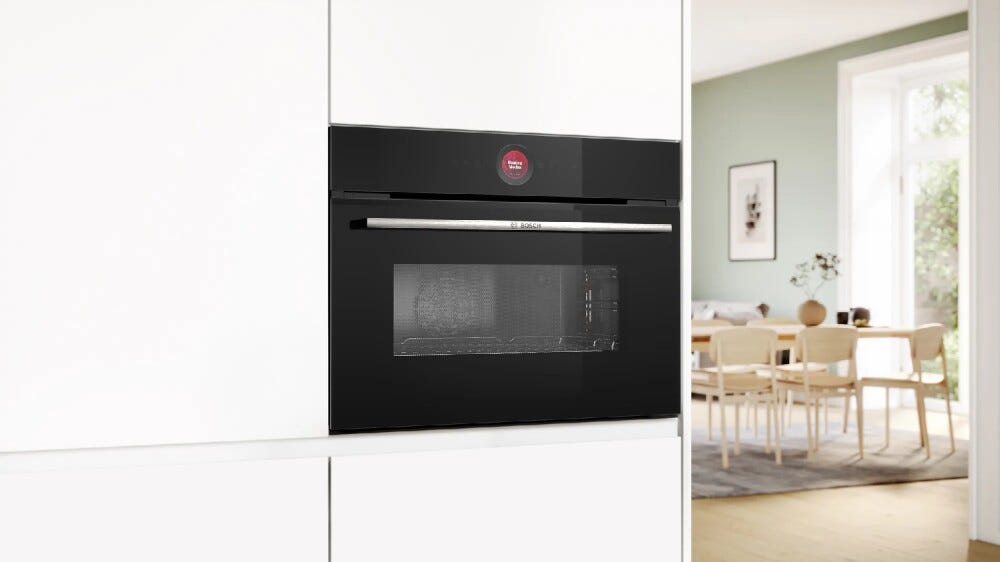 Bosch CMG7241B1 Serie 8 Forno combinato microonde da incasso H. 45 - nero