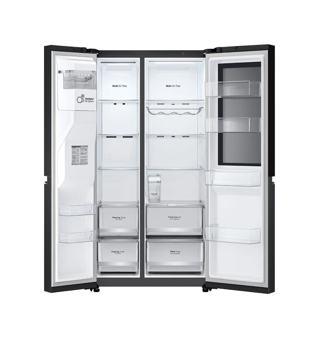 LG GSGV81EPLL Frigorifero side by side - cm. 91 h. 179 - lt. 635 - nero opaco