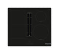 Bosch PVS611B16E Serie 4 Piano cottura induzione cm. 60 con cappa integrata da 500 m3/h - vetroceramica nero