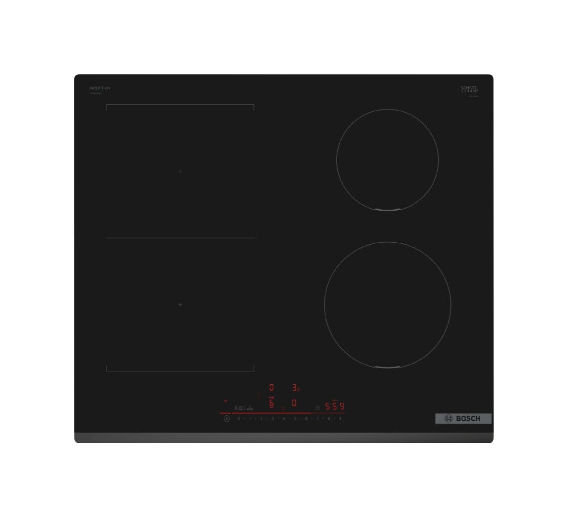 Bosch PVS631HB1E Serie 6 Piano cottura induzione cm. 60 - vetroceramica nero