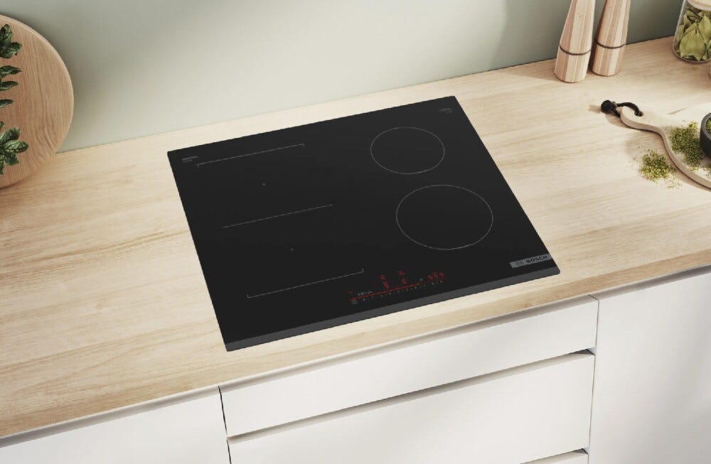 Bosch PVS631HB1E Serie 6 Piano cottura induzione cm. 60 - vetroceramica nero