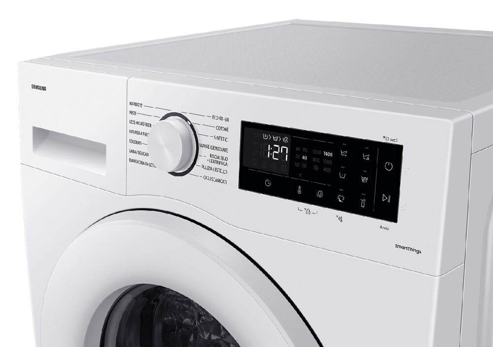Samsung WW90CGC04DTEET Crystal Clean Lavatrice cm. 60 - capacità 9 kg - bianco
