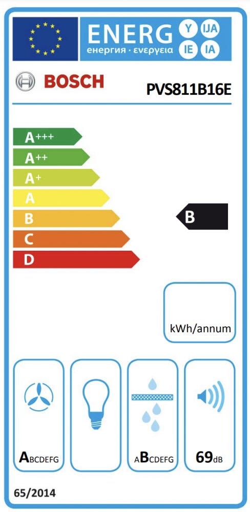 Bosch PVS811B16E Serie 4 Piano cottura induzione cm. 80 con cappa integrata da 500 m3/h - vetroceramica nero