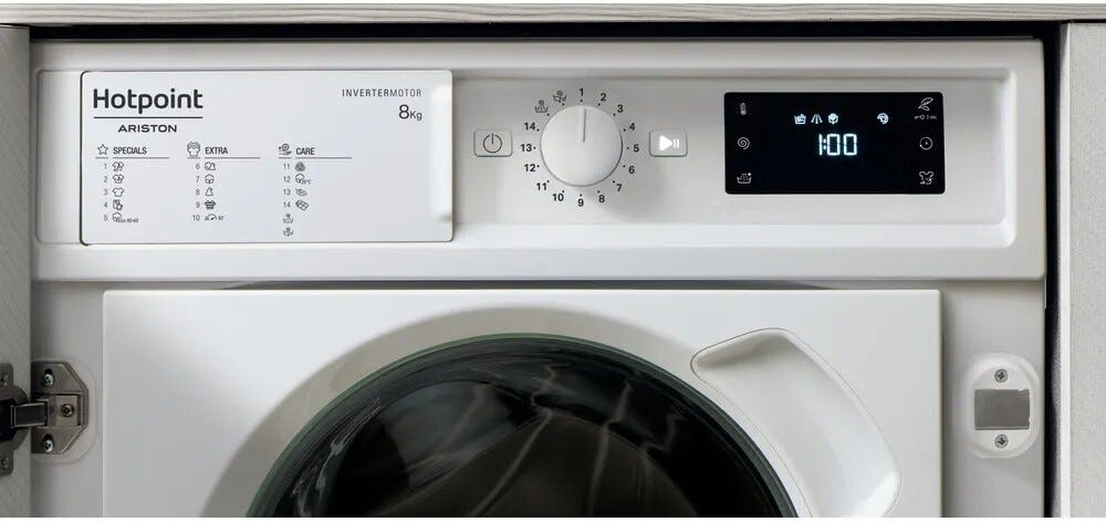 Hotpoint Ariston BI WMHG 81485 EU Lavatrice da incasso cm. 60 - capacità 8 kg - bianco