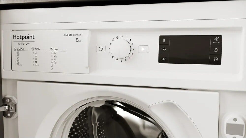 Hotpoint Ariston BI WMHG 81485 EU Lavatrice da incasso cm. 60 - capacità 8 kg - bianco