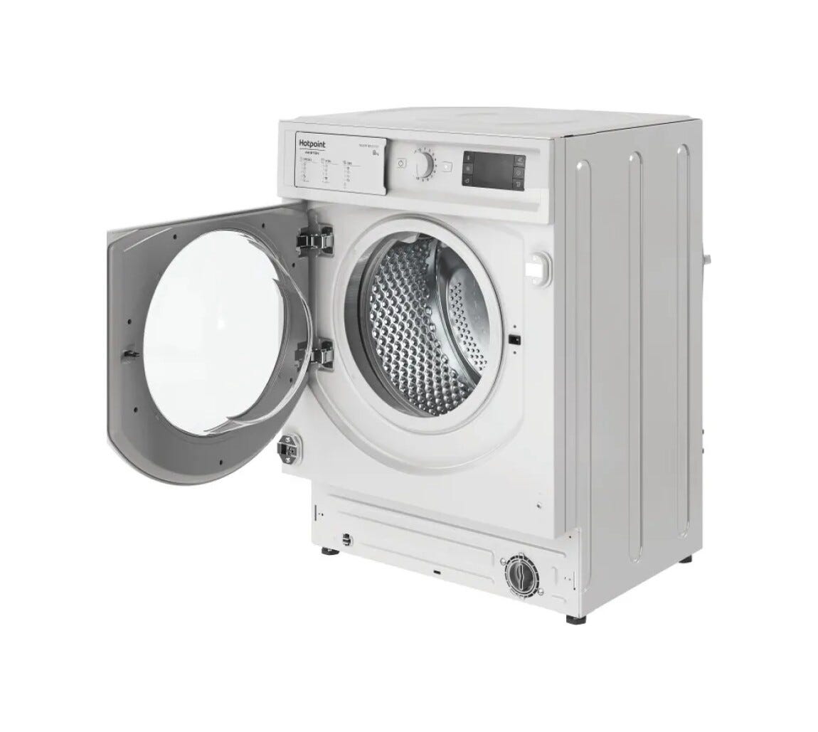 Hotpoint Ariston BI WMHG 81485 EU Lavatrice da incasso cm. 60 - capacità 8 kg - bianco