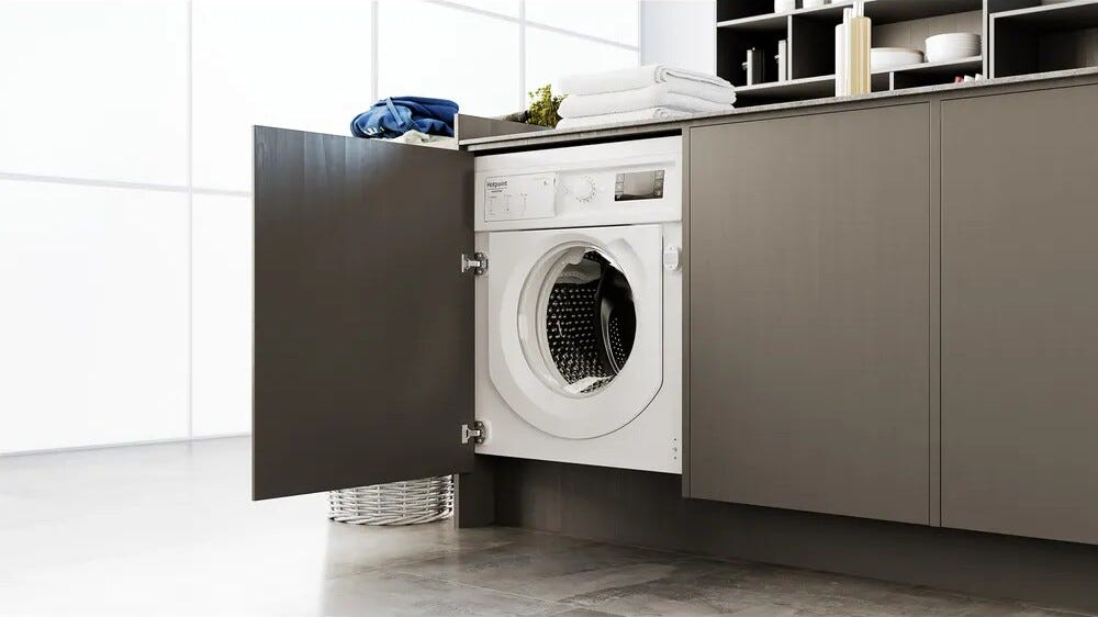 Hotpoint Ariston BI WMHG 81485 EU Lavatrice da incasso cm. 60 - capacità 8 kg - bianco