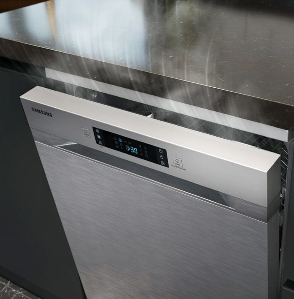 Samsung DW60CG550FSRET Lavastoviglie a libera installazione cm. 60 - 14 coperti - inox