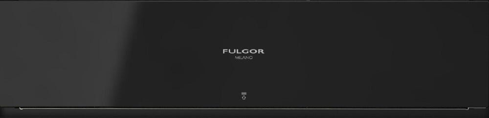 Fulgor FVSD 150 TC BK Cassetto per sottovuoto da incasso cm. 60 h. 14 - vetro nero