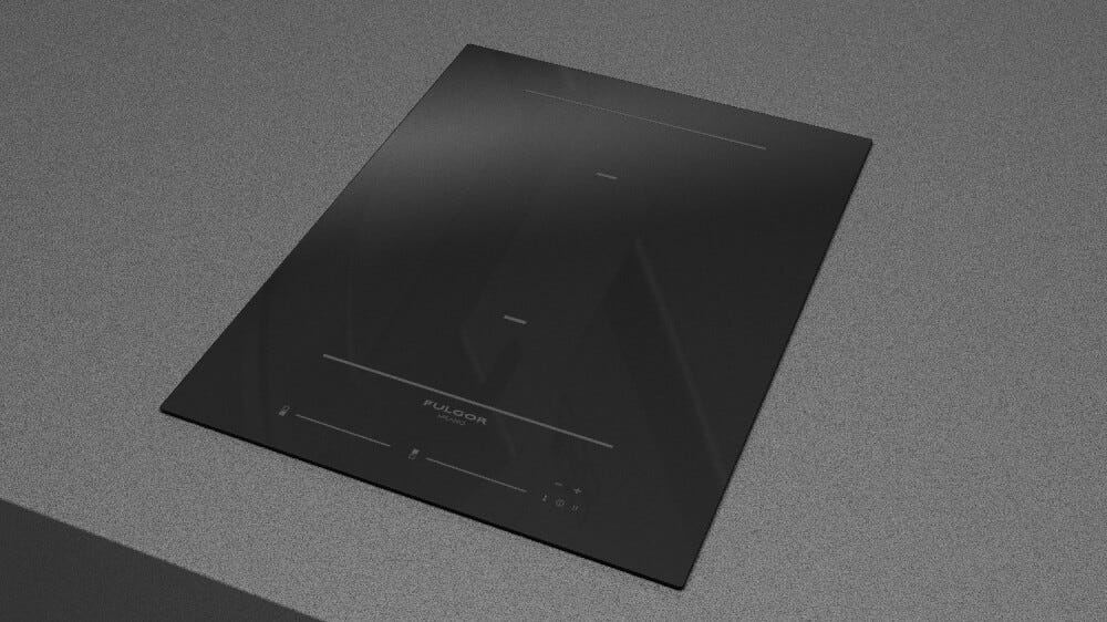 Fulgor FSH 402 ID TS BK Piano cottura a induzione cm. 40 - vetroceramica nero