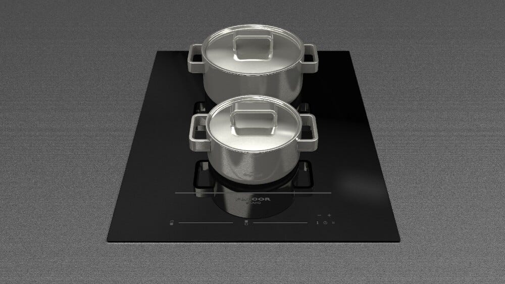 Fulgor FSH 402 ID TS BK Piano cottura a induzione cm. 40 - vetroceramica nero