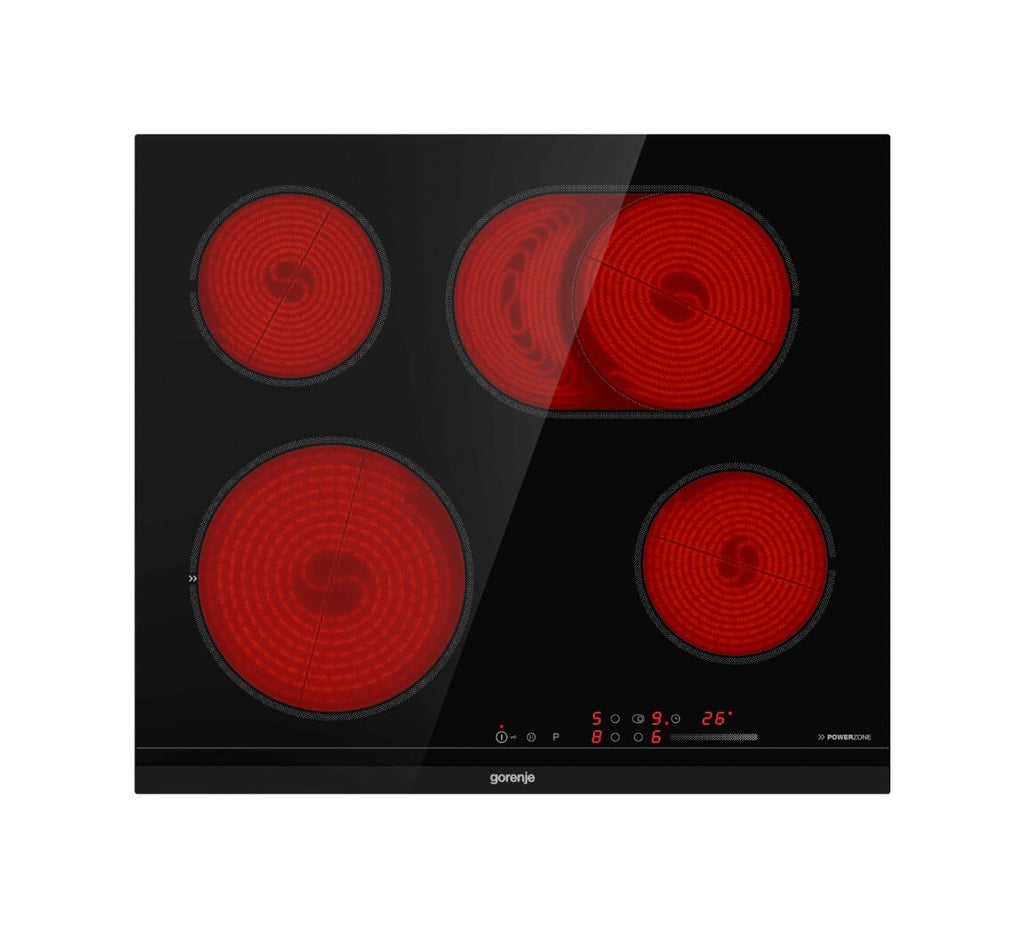 Gorenje ECS648BCSC Piano cottura elettrico cm. 60 - vetroceramica nero