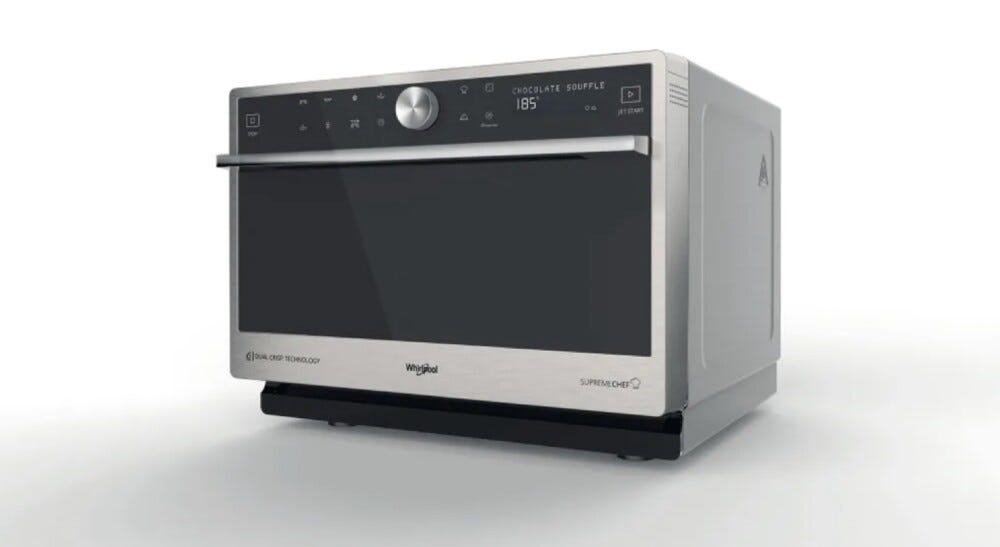 Whirlpool MWSC 9133 SX Forno a microonde con grill cm. 49 - inox