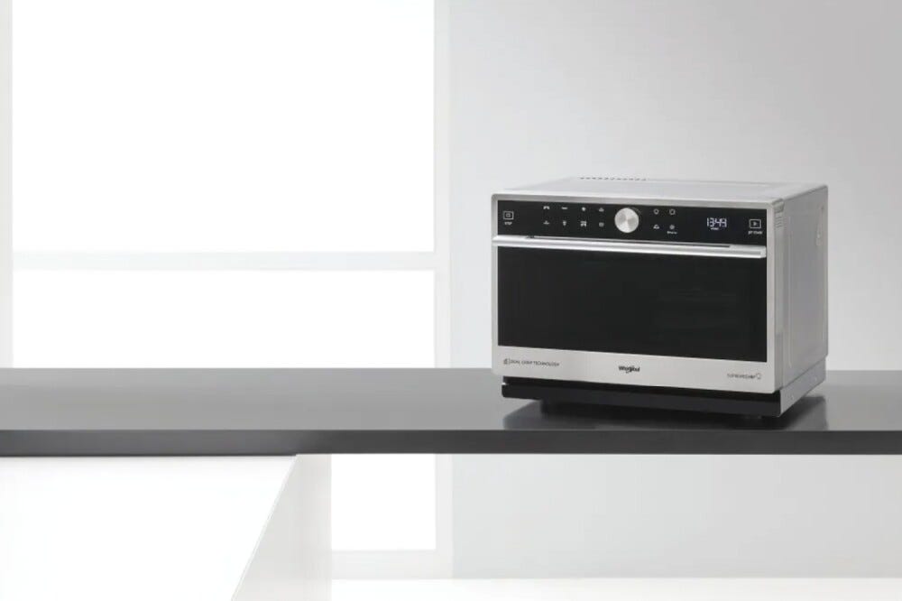 Whirlpool MWSC 9133 SX Forno a microonde con grill cm. 49 - inox
