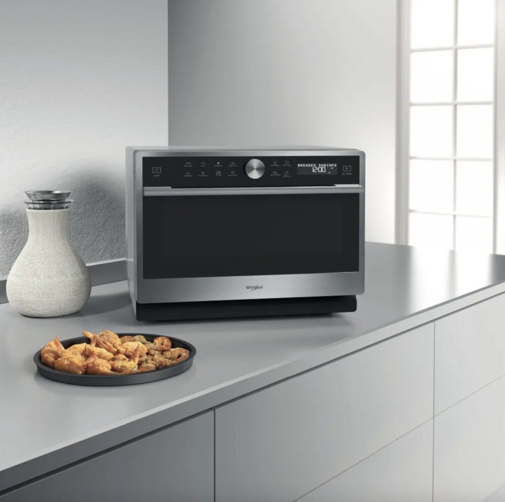 Whirlpool MWSC 9133 SX Forno a microonde con grill cm. 49 - inox
