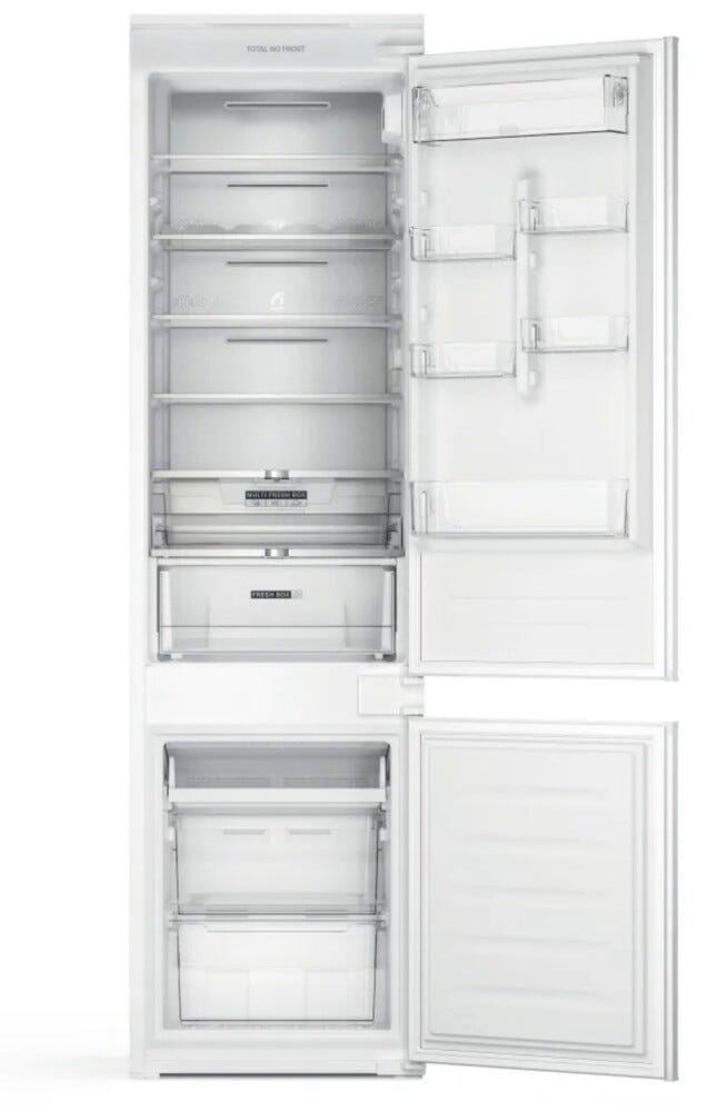 Whirlpool WHC20 T152 Frigorifero con congelatore da incasso cm. 54 h. 194 - lt. 280