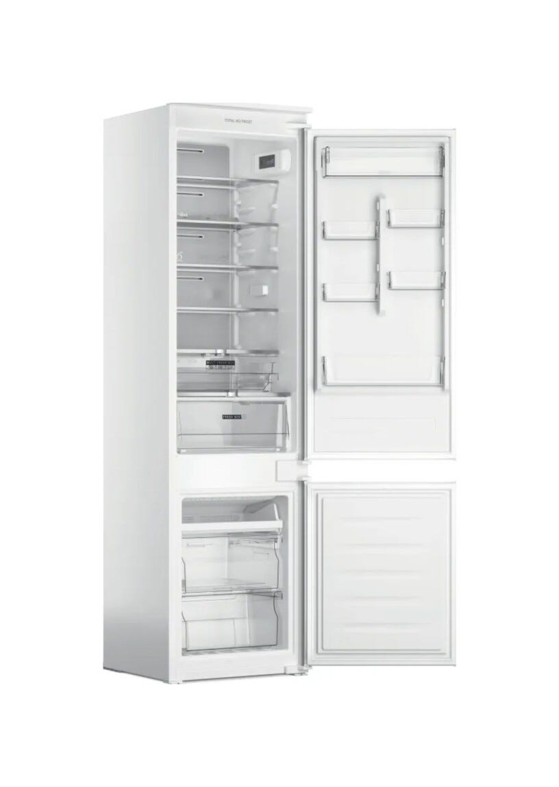 Whirlpool WHC20 T152 Frigorifero con congelatore da incasso cm. 54 h. 194 - lt. 280