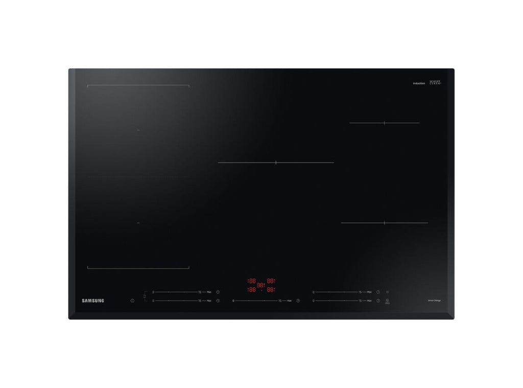 Samsung NZ85C5047KK Slim Fit Piano cottura a induzione 5 zone, Flex Zone, Wi‑Fi, vetroceramica nero