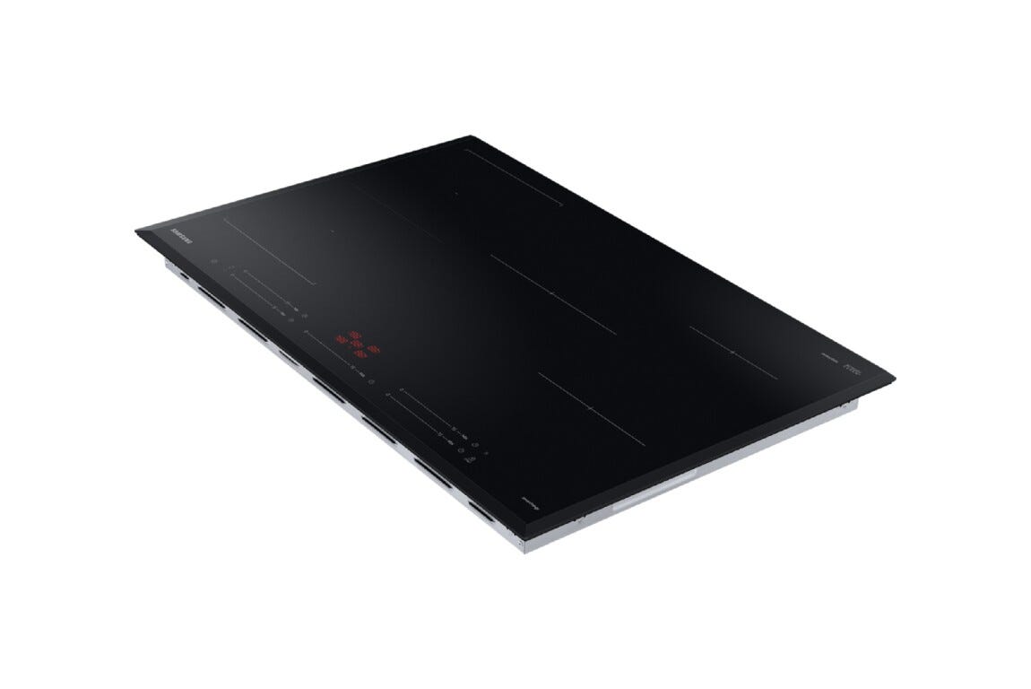 Samsung NZ85C5047KK Slim Fit Piano cottura a induzione 5 zone, Flex Zone, Wi‑Fi, vetroceramica nero