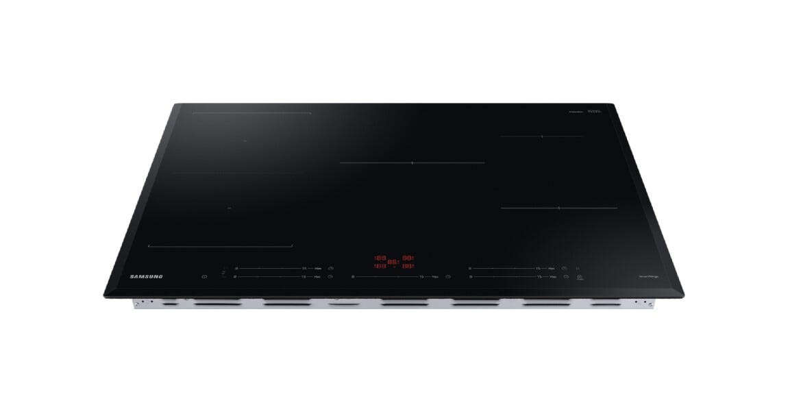 Samsung NZ85C5047KK Slim Fit Piano cottura a induzione 5 zone, Flex Zone, Wi‑Fi, vetroceramica nero
