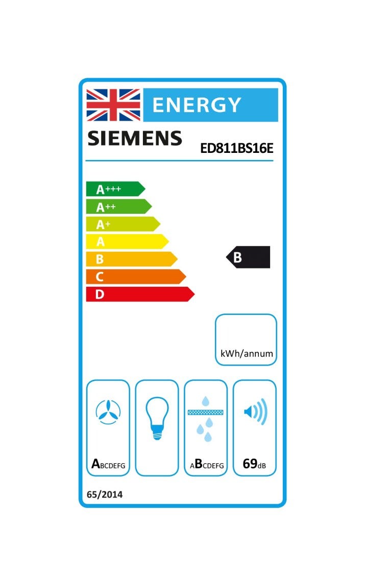 Siemens ED811BS16E IQ300 Piano cottura induzione cm. 80 con cappa integrata da 500 m3/h - vetroceramica nero